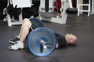 Glute bridge, start position