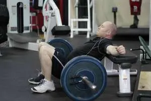 Hip thrust, start position